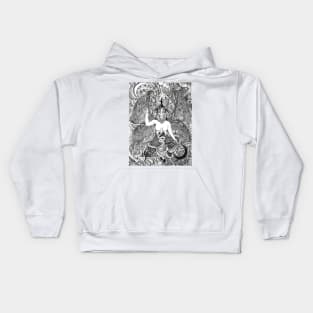 Biomech Baphomet Kids Hoodie